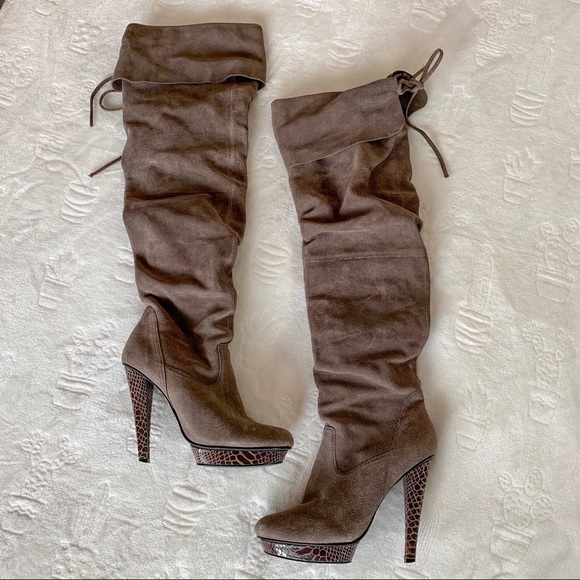 bakers thigh high boots